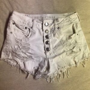 High waisted shorts